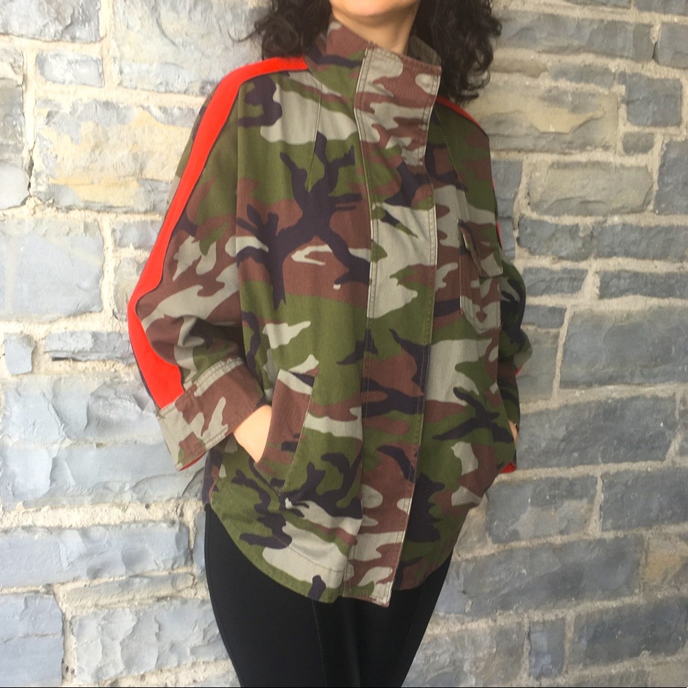 Zara Camo Print Jacket